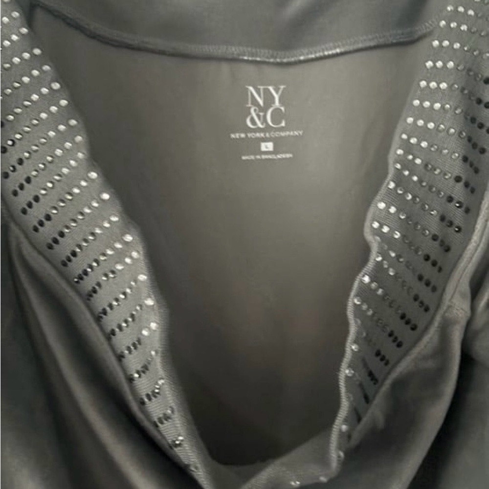 NWT: NY and Co Off the shoulder Jumpsuit- L